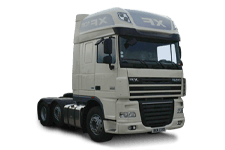 Car Hire Derry - 44 Tonne Sleeper Truck - Truck hire Derry