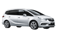 Car Hire Derry - Vauxhall Zafira 7-Seater - Minibus hire Derry